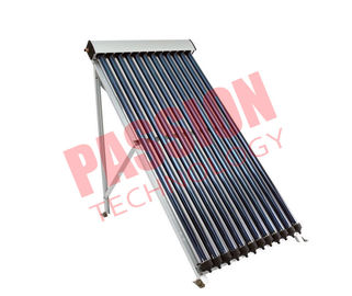 Silver Coating Heat Pipe Solar Collector 15 Tube Rockwool Polyurethane Insulation