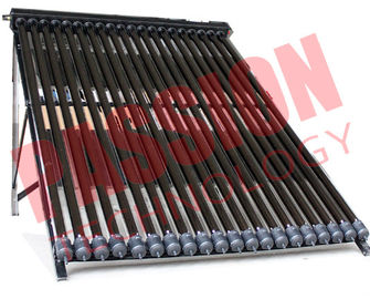 20 Tubes U Pipe Solar Collector For House Black Manifold Wind Resistance