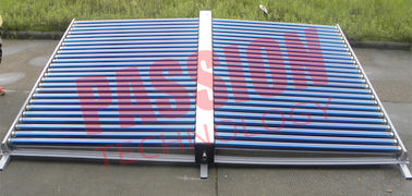 50 Tubes Vacuum Tube Solar Collector Stainless Steel Manifold For Project