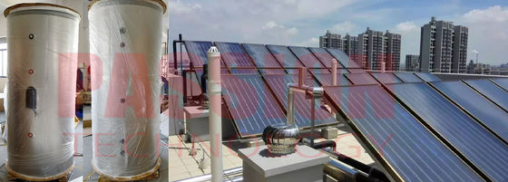 Large Capacity Solar Water Heating System for Hotel Resort Split Pressurized Solar Water Heater Flat Plate Collector