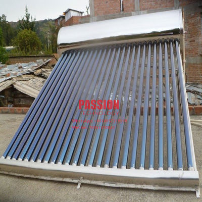 Non Pressurized Thermal Solar Water Heater With Galvanized Steel Tank And Copper Heat Pipe