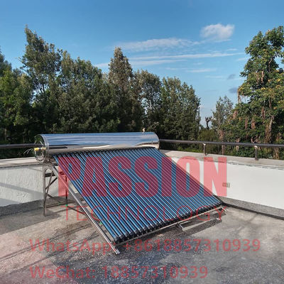 250L Presssure Solar Water Heater Rooftop 304 Stainless Solar Water Heating System
