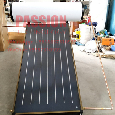 200L Pressure Flat Plate Solar Water Heater 2m2 Flat Panel Solar Collector