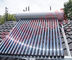 Integrated Pressurized Rooftop Solar Water Heater Silver Steel Outer Tank