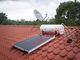 300L Thermal Flat Plate Collectors Solar Water Heating System 304 Inner Tank Blue Film