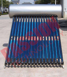 Silver CPC Heat Pipe Solar Water Heater For Bathing