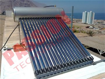 Household Heat Pipe Solar Water Heater 200 Liter High Density Insulation