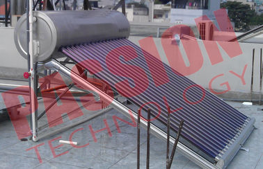 CE Approved Vacuum Tube Solar Water Heater Open Loop with Assistant Tank