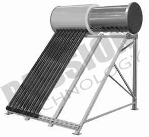 High Pressure Vacuum Tube Solar Water Heater Thermosyphon System OEM Available