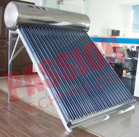 200L Capacity Vacuum Tube Solar Water Heater Portable Galvanized Steel Frame