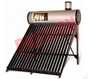 0.5 Bar High Powered Pre Heated Solar Water Heater Rooftop With Feeding Tank