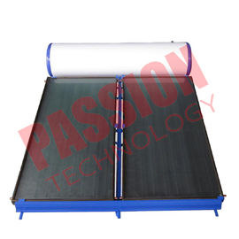 Vertical Type Thermal Solar Water Heater For Pool Black Chrome Coating