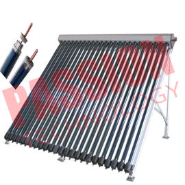 45 Degree Heat Pipe Solar Collector With Stainless Bolts Silver Manifold Color