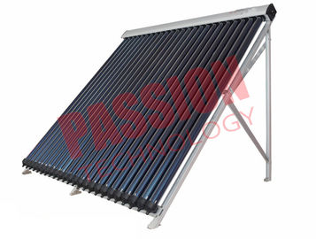 Silver Color Pressurized Solar Collector , Solar Thermal Collectors For Flat Roof