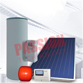 Split Pressurized Solar Water Heater , Flat Plate Water Heater Blue Titanium Coating 