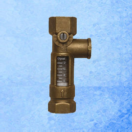 High Accurate Brass Mechanical Flow Meter Direct Reading For Balancing Valve