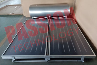 250 L High Efficient Flat Plate Solar Water Heater With Two Collector Galvanized Steel Bracket