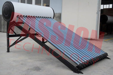 Professional Heat Pipe Solar Water Heater With 20 Tubes Aluminum Reflector Frame