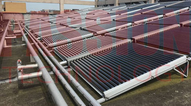 Horizontal Type Evacuated Tube Solar Thermal Collectors For Large Capacity Water Heating