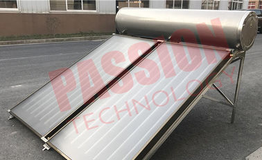 200L Stainless Steel Flat Plate Solar Water Heater With Sewage Purification For Washing