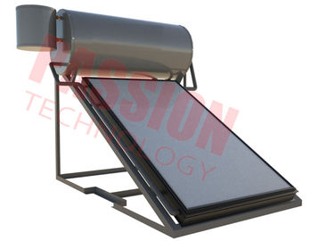 Kitchen Use Flat Plate Solar Water Heater , Pressurised Heating System High Heat Efficient