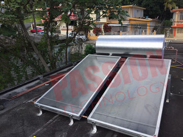 No Leakage Flat Plate Solar Water Heater Tempered Woven Low Iron Tempered Woven Glass Material
