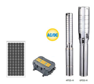 Durable Solar Water Pumping System , Solar Borehole Pump System High Efficiency