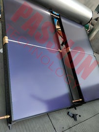 Blue Film Flat Plate Collector Solar Water Heater Pitched Roof Very Safe