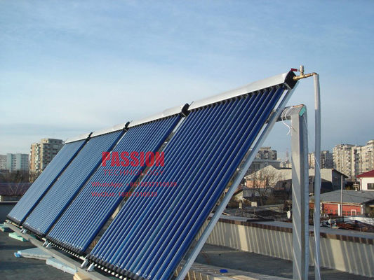 30 Tubes Pressurized Solar Collector 24*90mm Condenser Heat Pipe Solar Collector