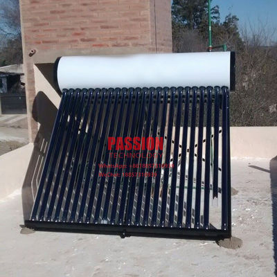 200L Enamal White Outer Tank Solar Water Heater 150L 304 Stainless Steel Solar Collector Vacuum Tube Solar Geyser