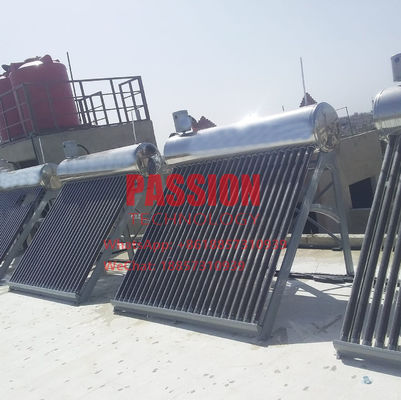 250L 304 Stainless Steel Low Pressure Vacuum Tube Solar Water Heater Bath Solar Collector Pool Heating