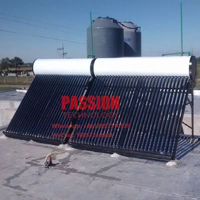 300L White Tank Solar Water Heater 200L Non Pressure Solar Geyser Vacuum Tube Solar Heating System