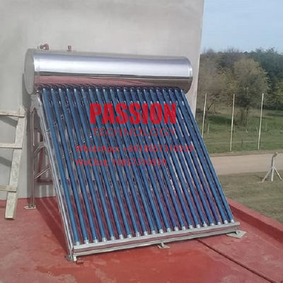200L 304 Stainless Steel Solar Water Heater 150L Non Pressure Vacuum Tube Collector
