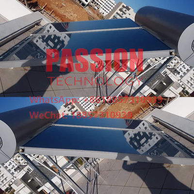Flat Plate Solar Water Heater For Hotel 3000L Flat Collector Solar Pool Heating