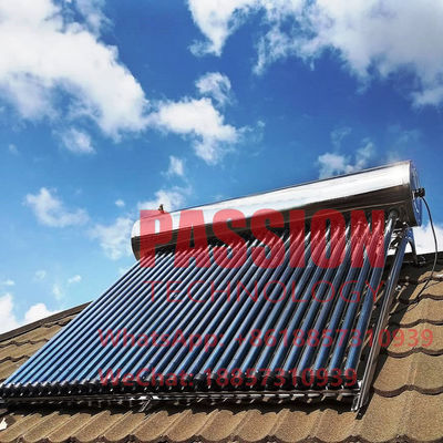 304 Stainelsss Steel 300L High Pressure Solar Water Heater Heat Pipe Solar Collector
