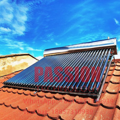 250L Pressure Solar Water Heater 30tubes High Pressure Heat Pipe Solar Collector