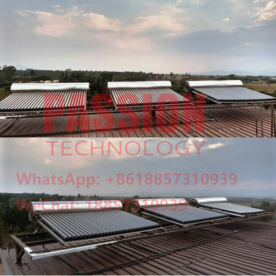 3000L 304 Stainlsss Steel Solar Water Heater Presurized Heat Pipe Solar Collector