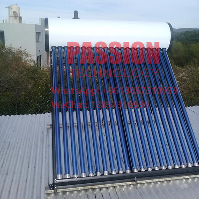 200L White Outer Tank Low Pressure Solar Water Heater 201 Solar Heating Collector