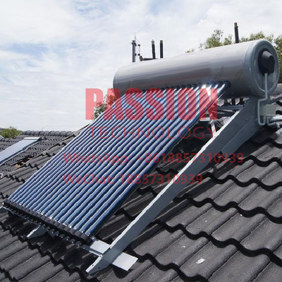 Silver Tank 250L Solar Water Heater Rooftop Solar Water Heating Colletor