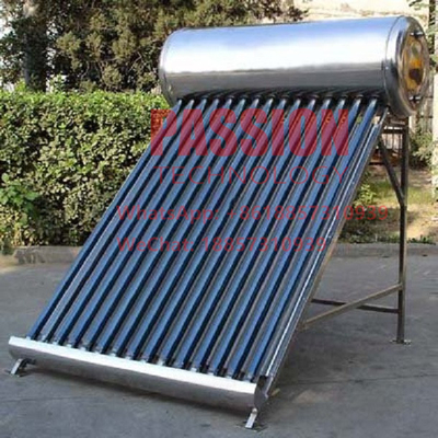 200L 304 Stainless Steel Solar Water Heater Non Pressure Vacuum Tube Collector