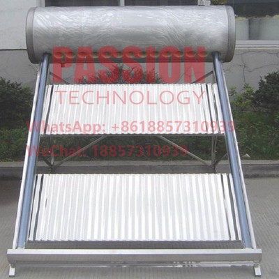 100L 201 Stainless Steel Solar Water Heater 30tubes Low Pressure Solar Collector