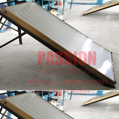 Flat Plate Solar Collector 2m² Black Chrome Flat Panel Thermal Water Heater