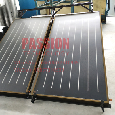 Pressure Flat Plate Solar Thermal Collector Aluminum Frame Flat Panel Heating