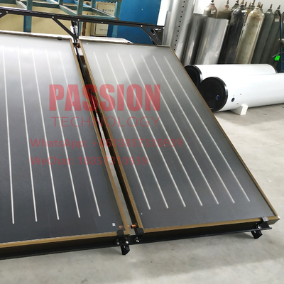 Aluminum Alloy Frame Flat Plate Solar Collector 300L Black Chrome Solar Water Heater