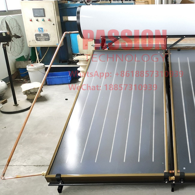 300L Flat Plate Solar Water Heater 316 Inner Tank Blue Flat Panel Sun Collector