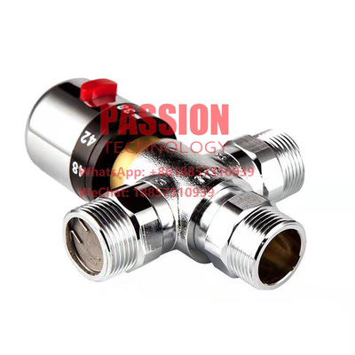 Hot Water Mixing Valve Cold Mix Valve Solar Water Heater Copper Brass Valve