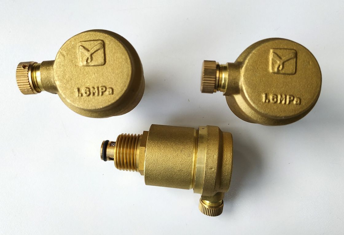 Air Vent Valve DN15 G1/2 Brass Automatic Air Vent Valve for Solar Water Heater Pressure Relief