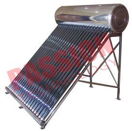 304 Stainless Steel Thermal Solar Water Heater Residential With Feeding Tank