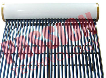 Non Pressurized Thermal Solar Water Heater Vacuum Tube Enamel White Color