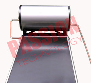 Compact Solar Water Heater Flat Plate , Rooftop Solar Hot Water System 150L